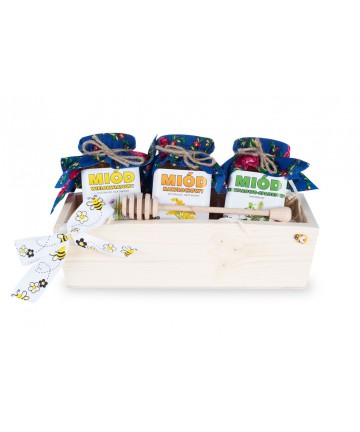 Zestaw miodów 3 x 250g