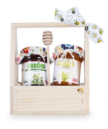 Zestaw miodów 2 x 400g