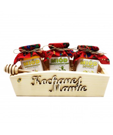 Zestaw miodów DLA MAMY 3 x 250g