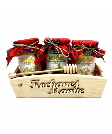 Zestaw miodów DLA MAMY 3 x 400g