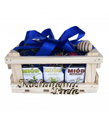 Zestaw miodów DLA TATY 6 x 250g