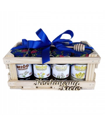 Zestaw miodów DLA TATY 8 x 400g