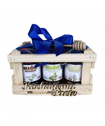 Zestaw miodów DLA TATY 6 x 400g