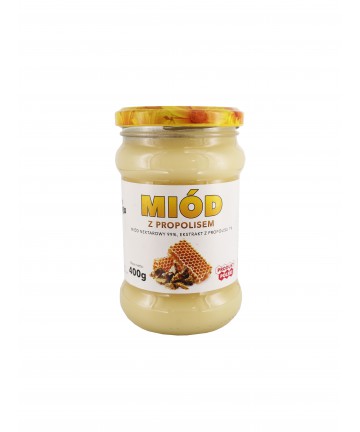 MIÓD Z PROPOLISEM 400g