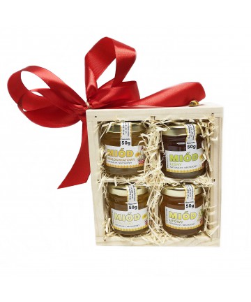 Zestaw miodów 4 x 50g