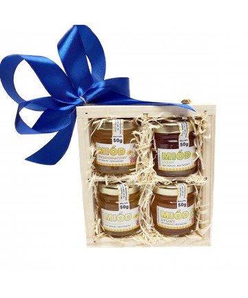 Zestaw miodów 4 x 50g