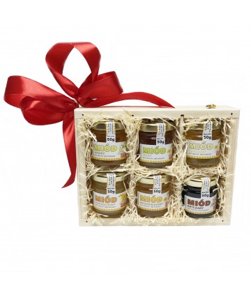 Zestaw miodów 6 x 50g